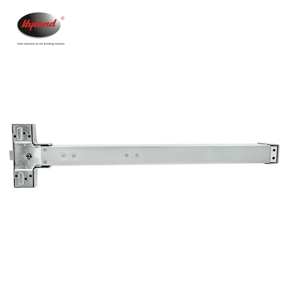 Hyland 314 alarm panic bar, side elevation