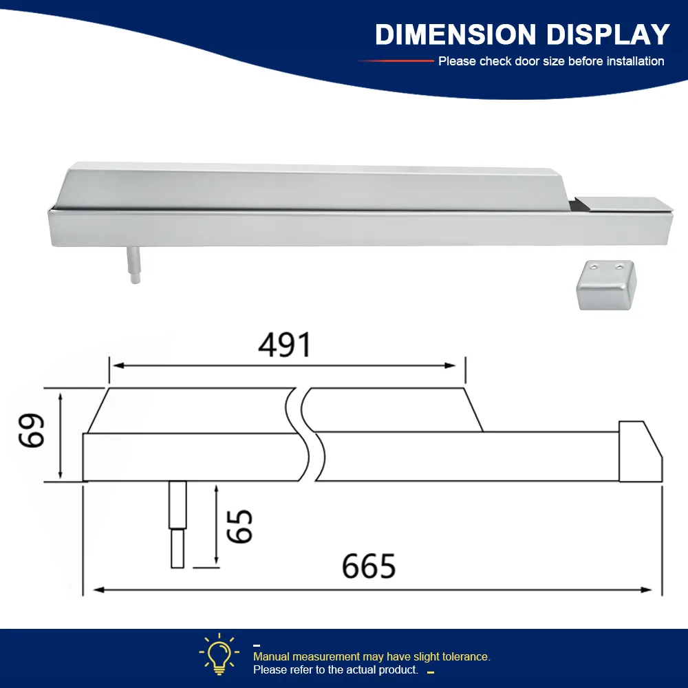 317 dimensional drawing showing bar length and mounting centres