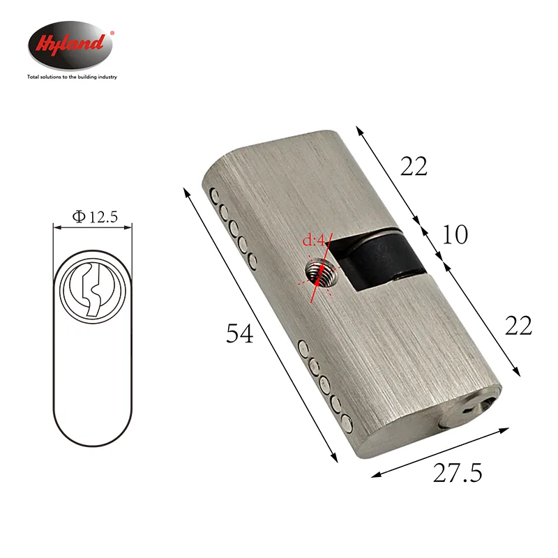 Hyland 54 DK lock cylinder, view 2