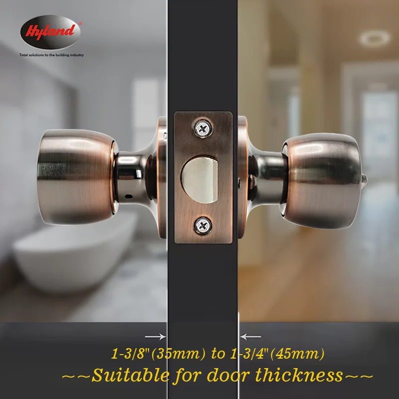 Hyland 595 ACBK tubular lock, view 6