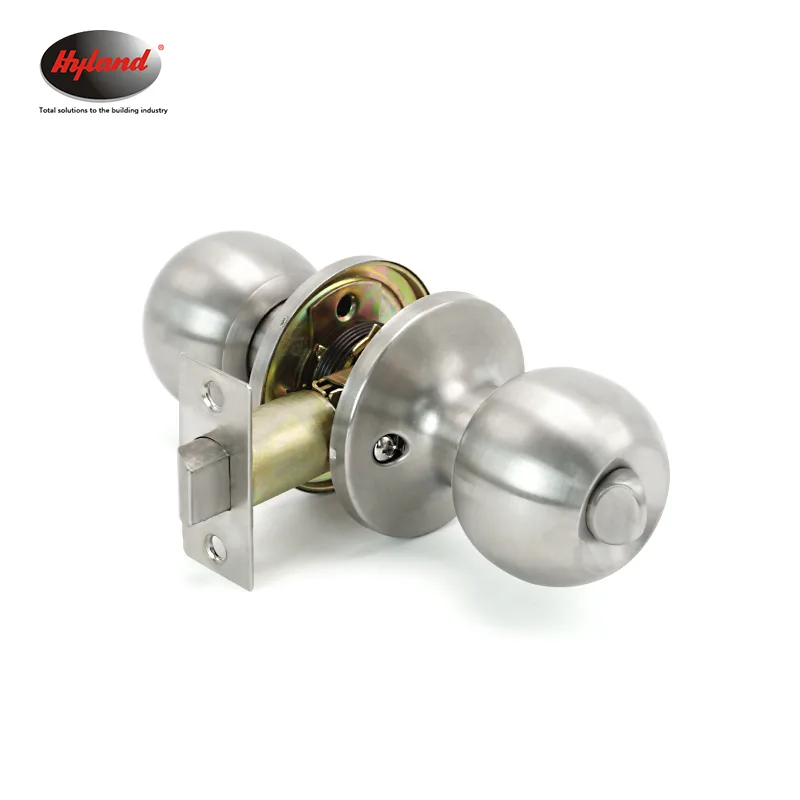 Hyland 607 SSBK tubular lock, view 2