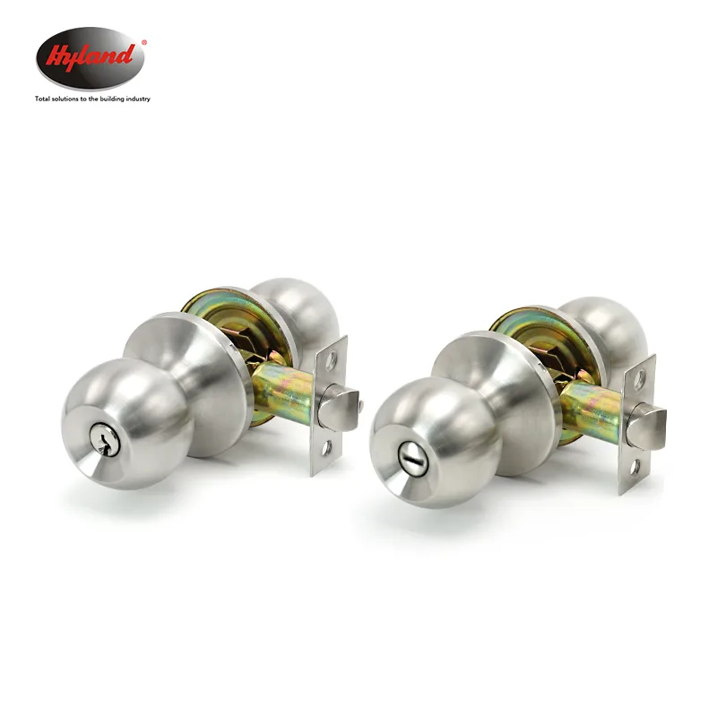 Hyland 607 SSBK tubular lock, view 5