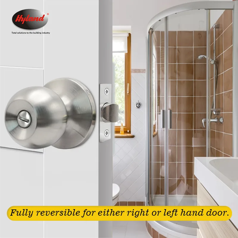 Hyland 607 SSBK tubular lock, view 6