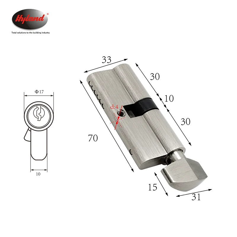 Hyland 70SN lock cylinder, view 2
