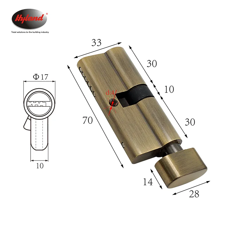 Hyland 70SN lock cylinder, view 23