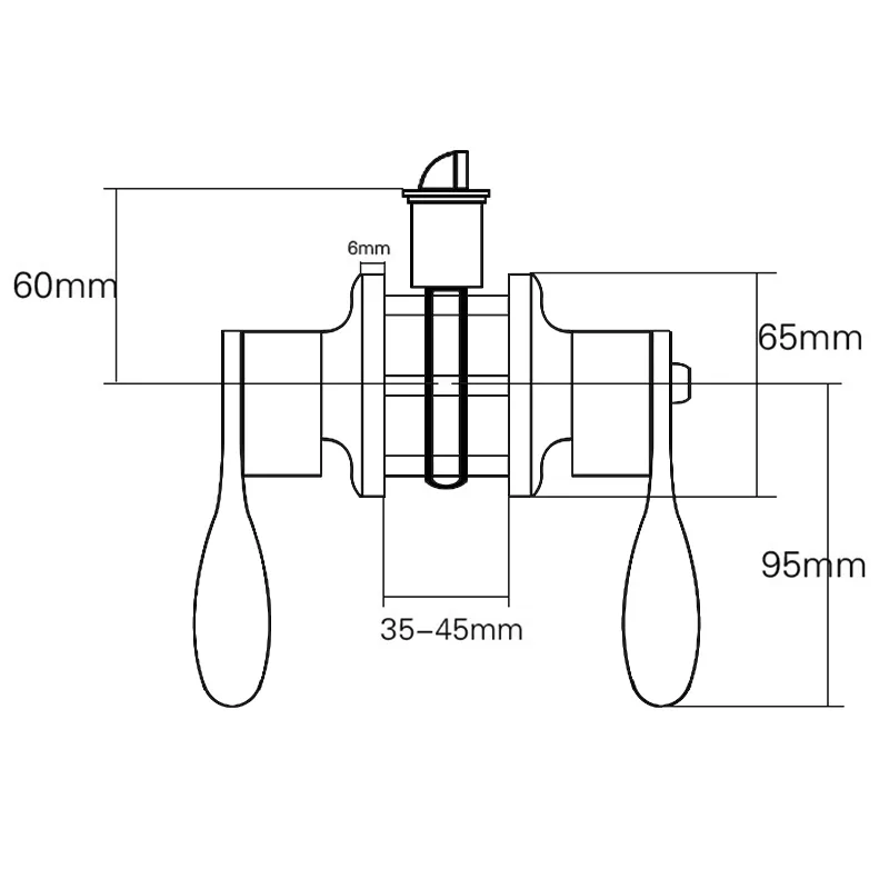 Hyland 816 SNET Lever Handle, view 8
