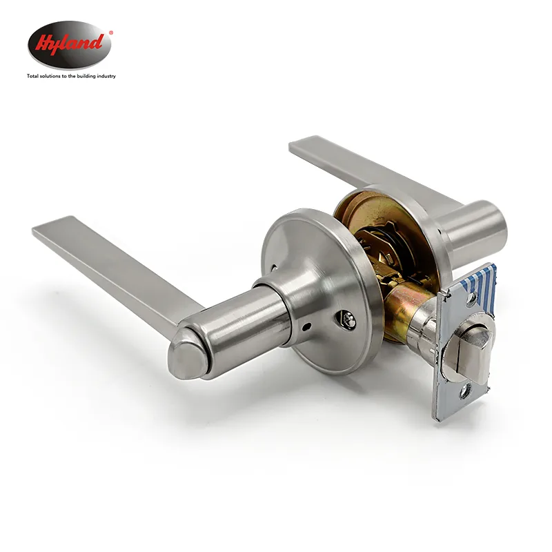 Hyland 853 SNBK lever handle, view 2