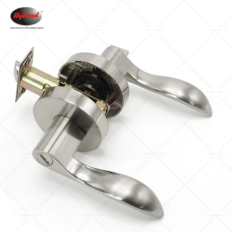 Hyland 8826 SNBK lever handle