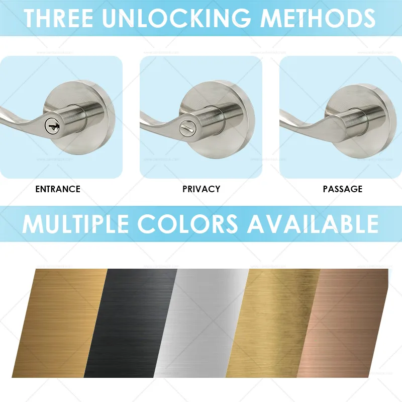 Hyland 8826 SNET lever handle, view 4