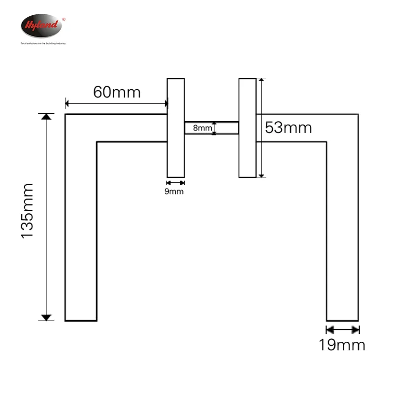 Hyland 9014 stainless steel handle