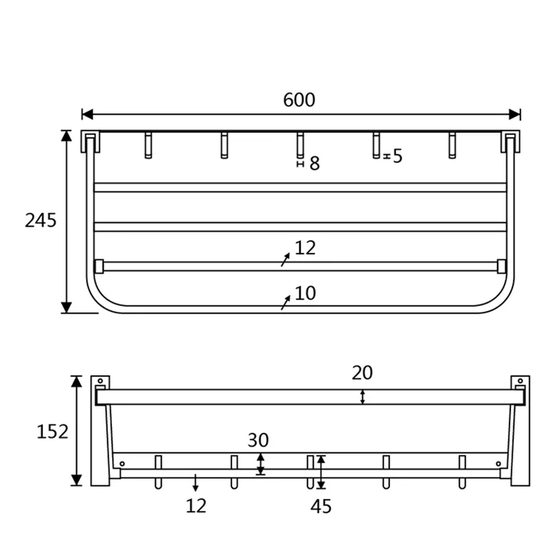 Hyland BH32 Bathroom Accessories, view 3
