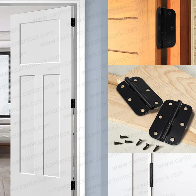 Hyland BL027 brass and steel hinges, view 3