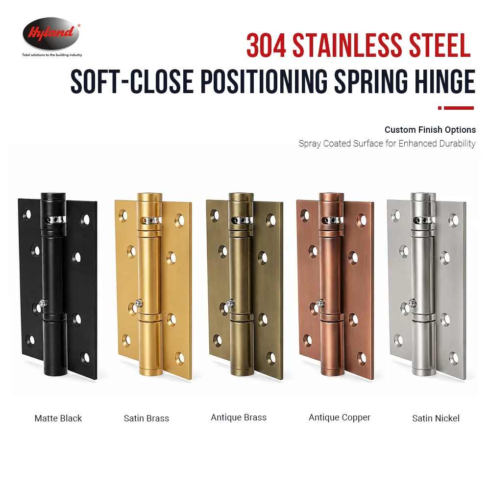 Hyland BL030 brass and steel hinges, view 5