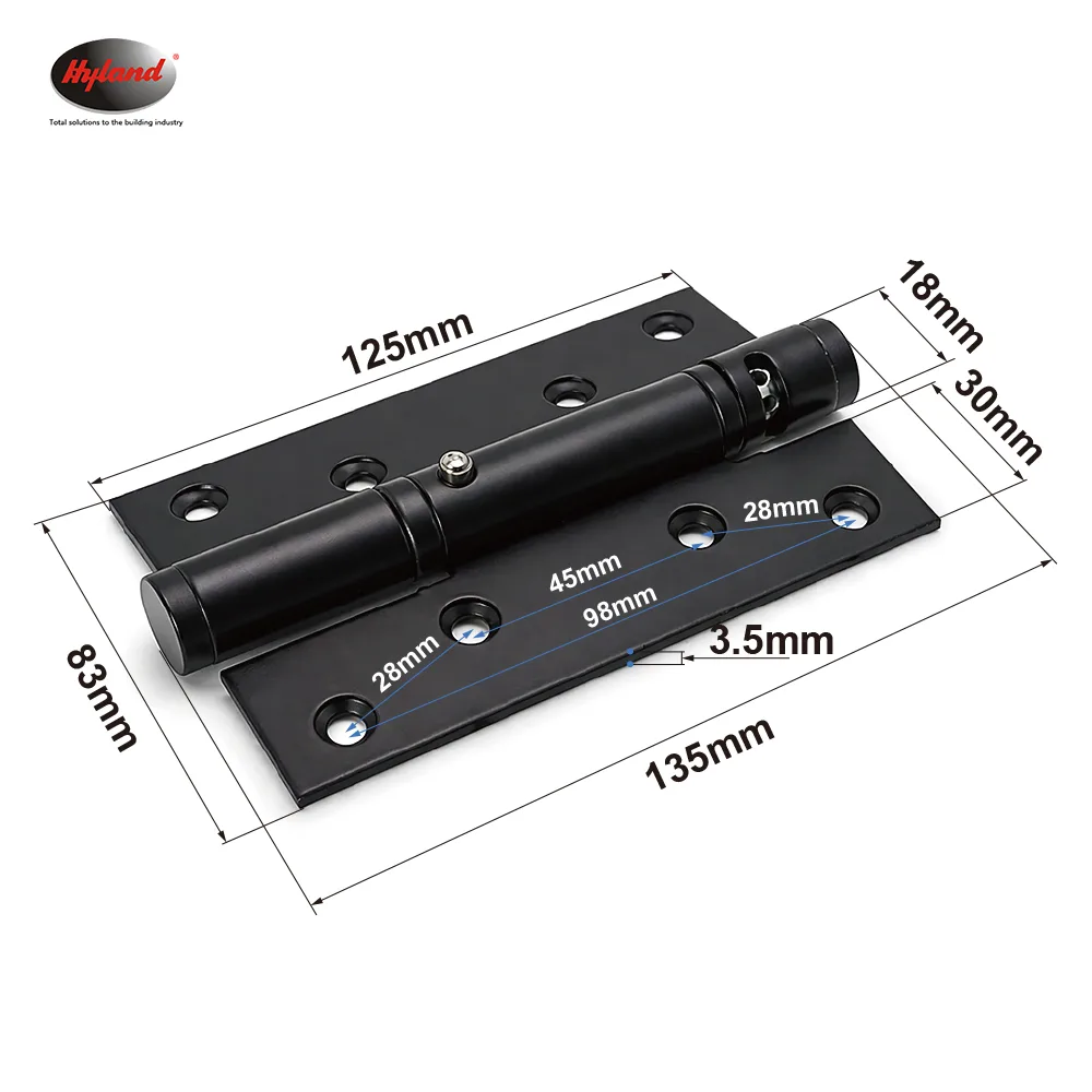 Hyland BL030 brass and steel hinges