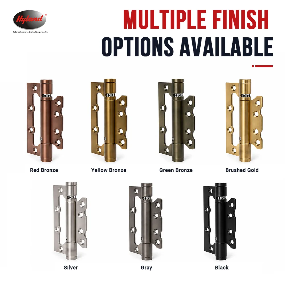 Hyland BL031 brass and steel hinges, view 4