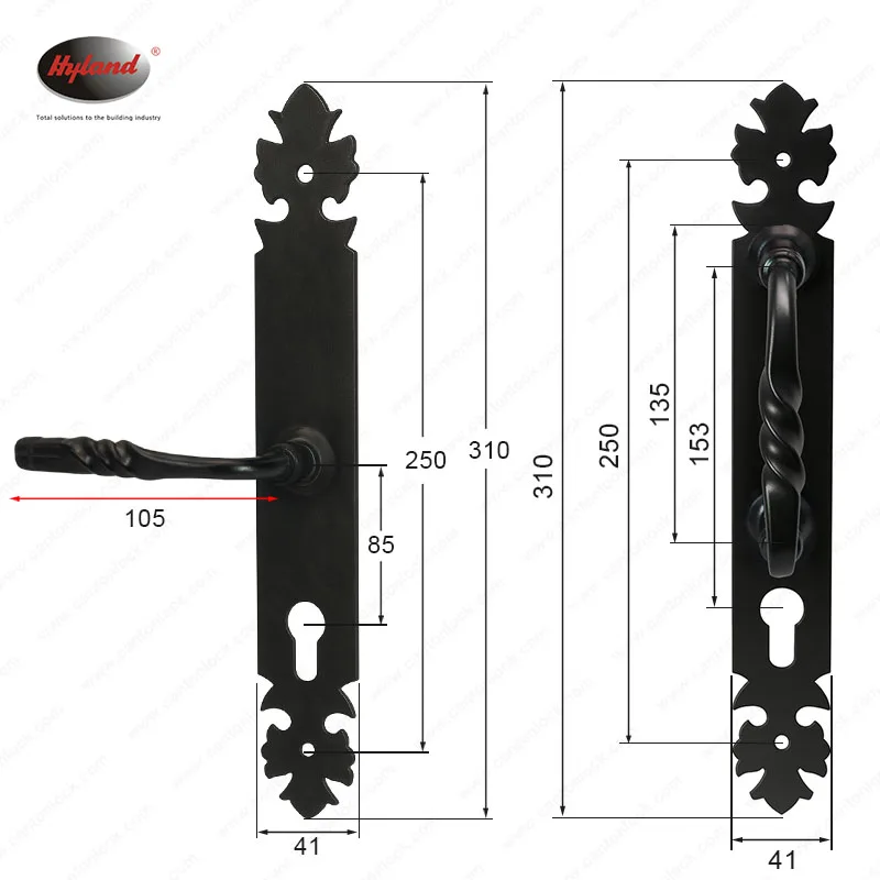 Hyland EH02 lever handle