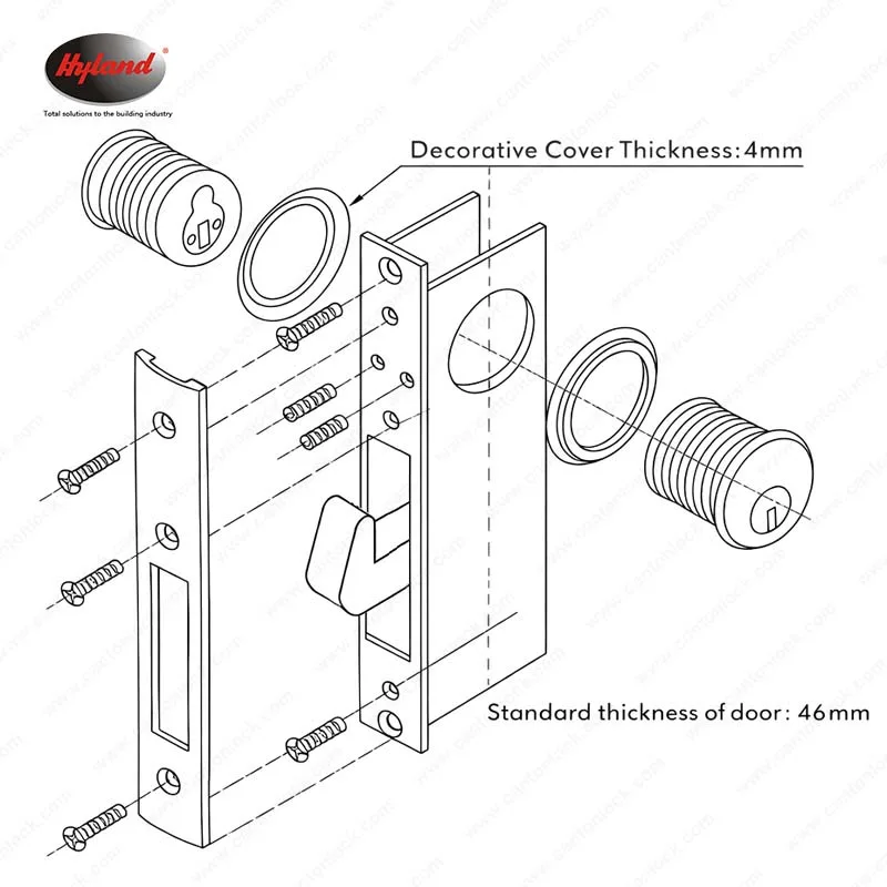Hyland HY006DK lock case, view 5