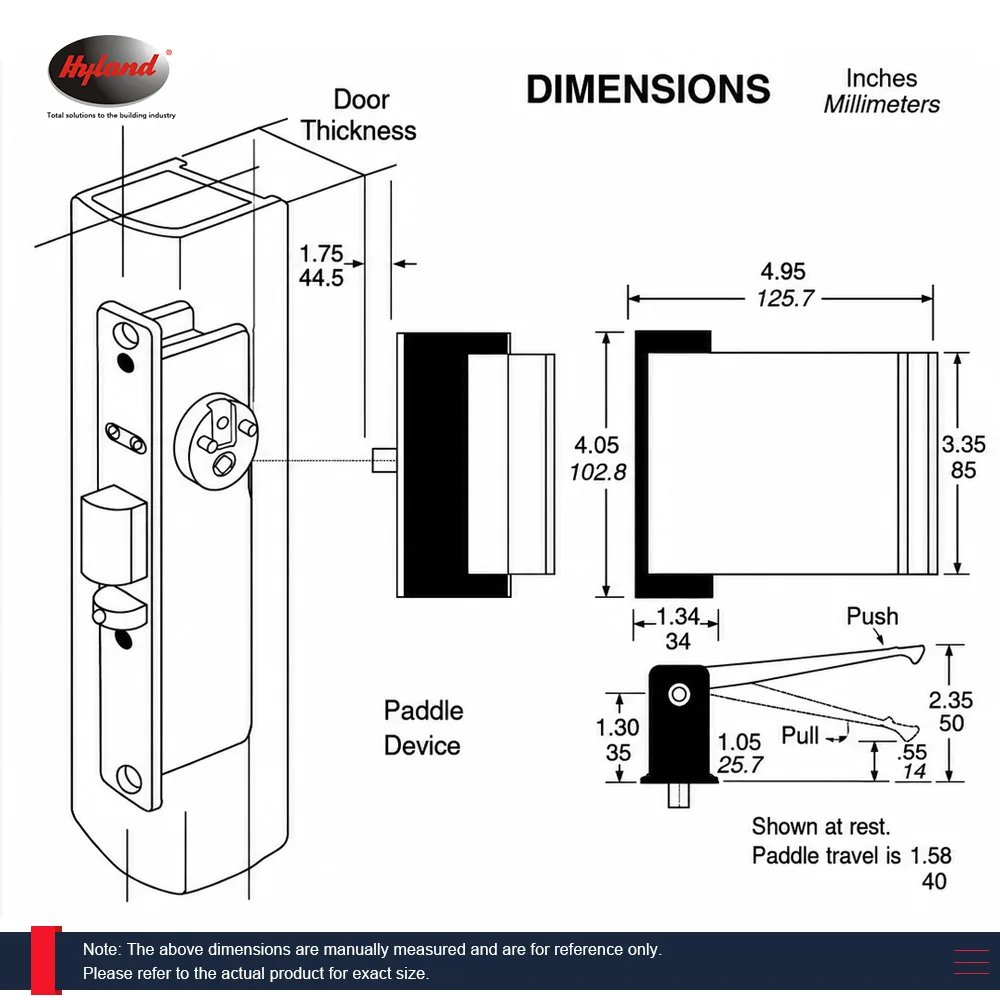 Hyland HY007-S lock case, view 2