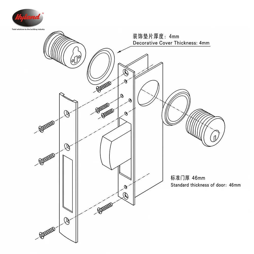 Hyland HY008 lock case, view 4