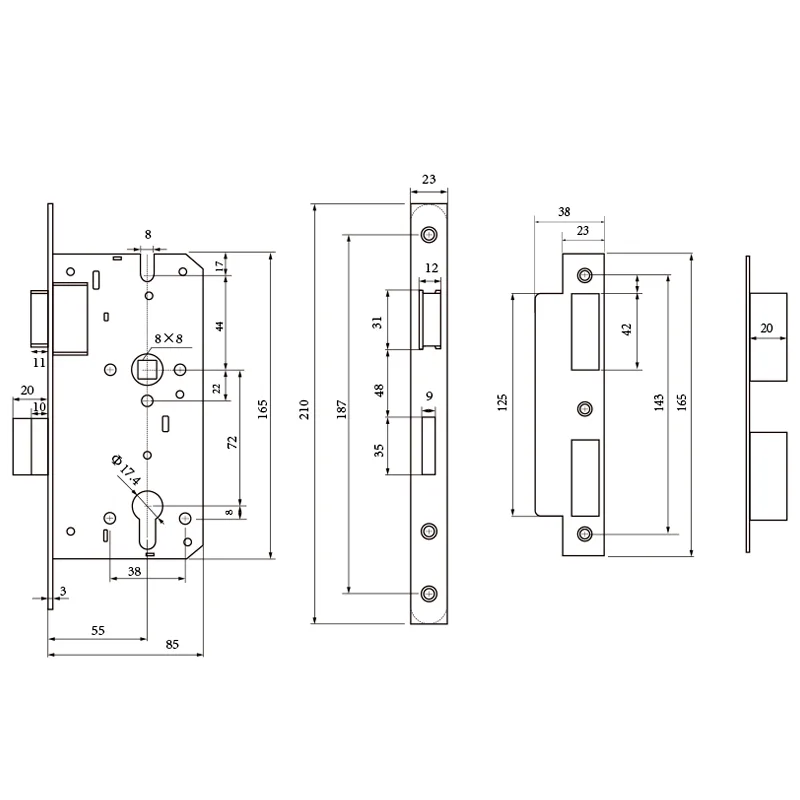 Hyland Lc33-5572 Lock Case, view 2