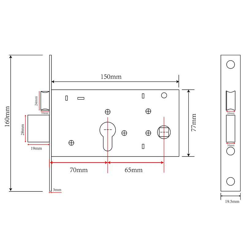 Hyland Lc7065 Lock Case, view 3