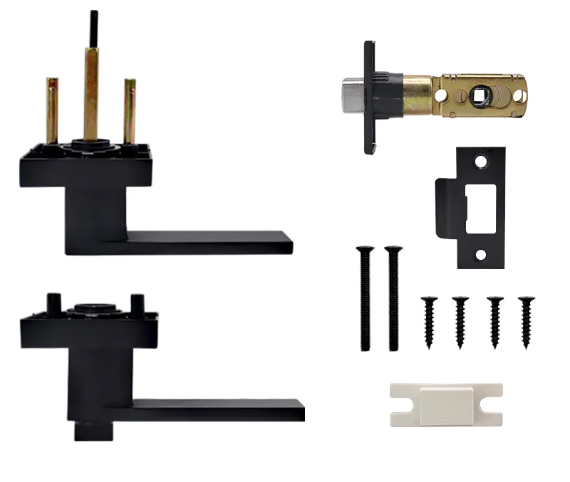Hyland LH852 BNBK lever handle, view 5
