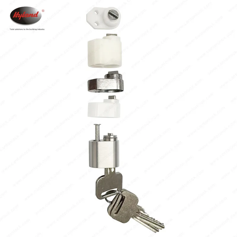 Hyland Single oval cylinder lock cylinder, view 4