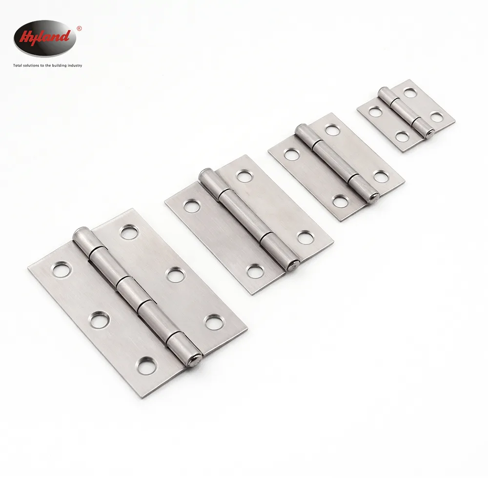 Hyland SSH015 brass and steel hinges, view 2