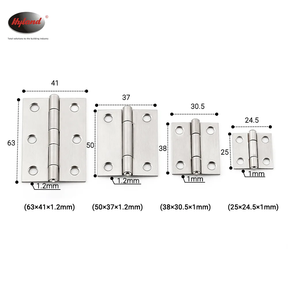 Hyland SSH015 brass and steel hinges